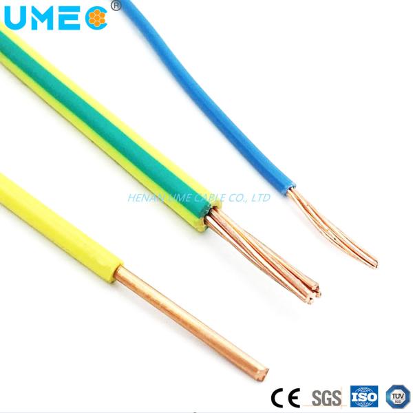 ASTM Home House Wiring Electrical Wire Cable 1.5mm 2.5mm 4mm 6mm PVC Insulated Bvr Wire
