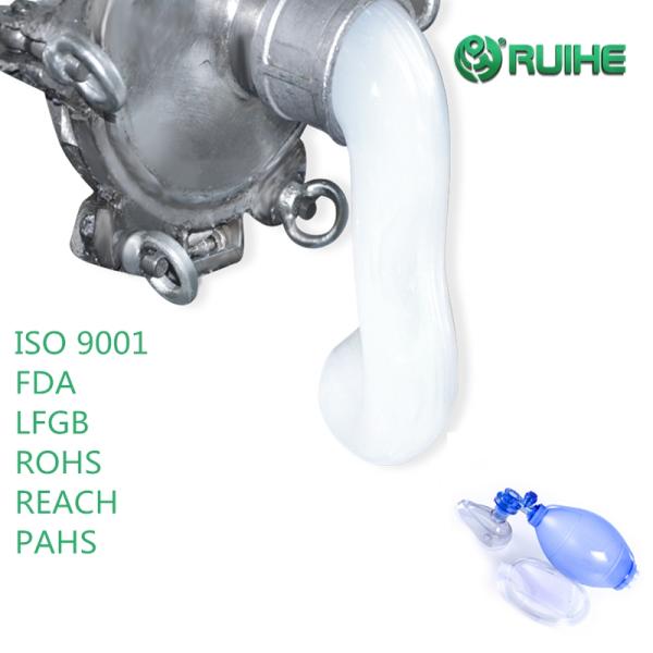 Low Viscosity Transparent 650% Hose Food Grade Silicone Rubber
