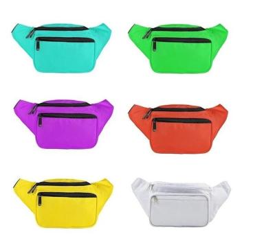 Waterproof 600D Polyester Athletic Fanny Pack For Shopping / Traveling