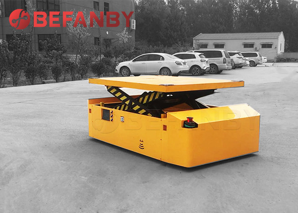 PLC AGV Automatic Guided Vehicle Omnidirectional Transfer Cart