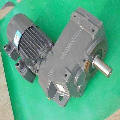F Series 10hp Helical Gear Reducer AC Electrical Motors Speed Reducer With IEC Flange