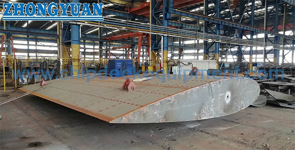 Изготовленный стальной тип управление рулем щитка лезвия штурвала морское гидравлическое