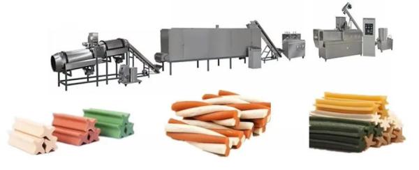 Extrudeuse de chewing-gum de machine de festin d'animal familier d'acier inoxydable