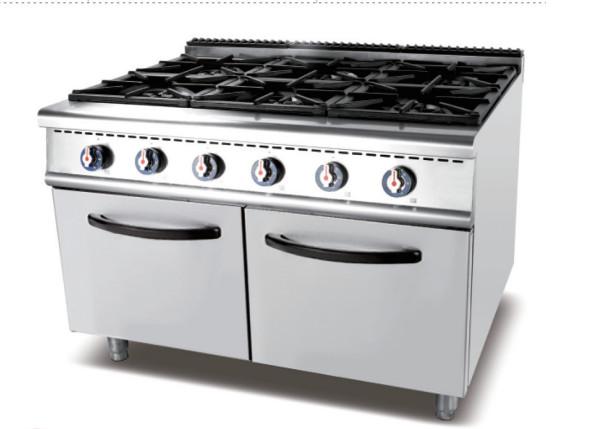 Cozinha a gás permanente para fritar 220 V Fonte de gás Equipamento de cozinha de cozinha comercial 30 kg Peso