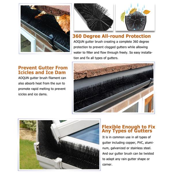 Гибкая щетка склонности сточной канавы провода нержавеющей стали для предохранения от сточной канавы