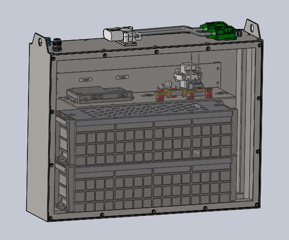 батарея лития 700mmx170mmx564mm батареи экскаватора 25.6V 210Ah
