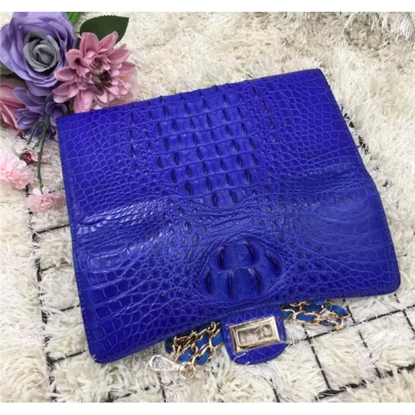 Exotic Alligator Skin Female Small Clutch Purse Authentic Real Crocodile Leather Women Flap Bag Lady Cross Shoulder Bag