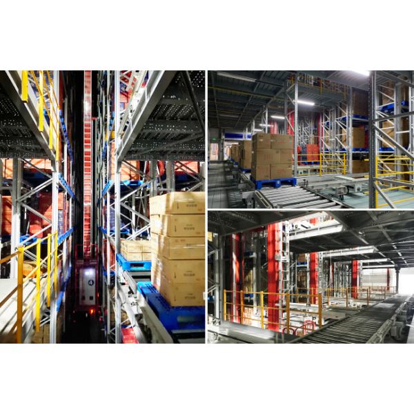 Integrated Logistics Center Pallet Stacker Crane ASRS Automatic Storage And Retrieval System