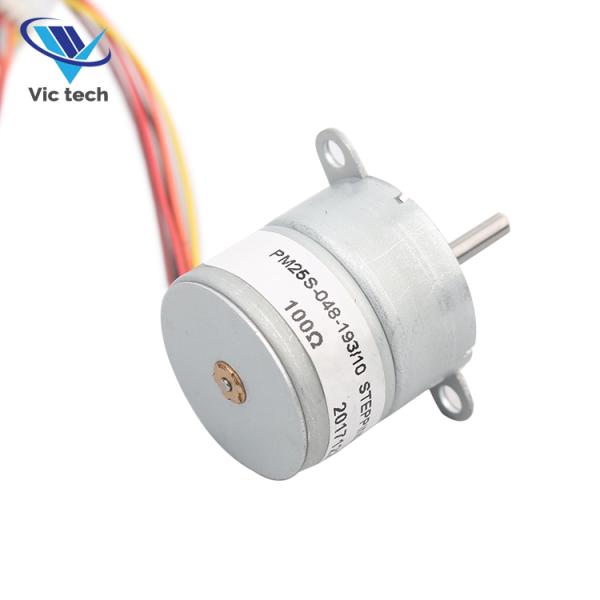 мотор ориентированное на заказчика 5Vdc высокого вращающего момента 25mm Stepper зацепил Stepper моторы SM25-048S-193