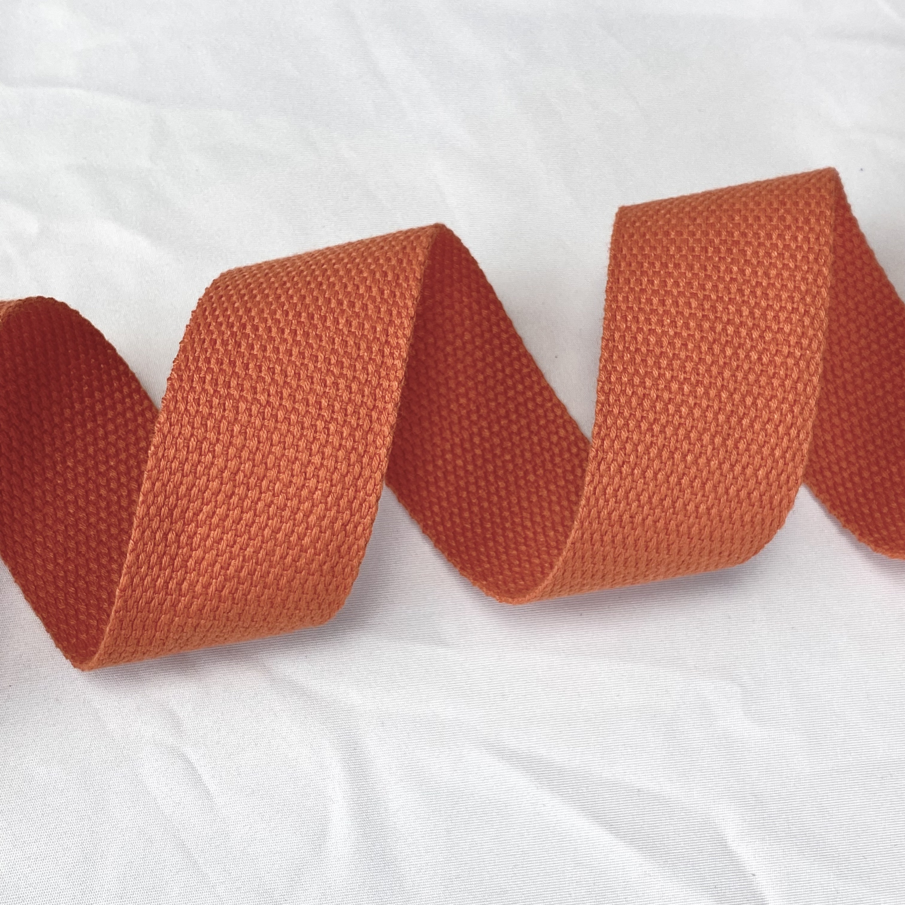 Soft bead Polyester-cotton webbing in a variety of colors Dupont Tote bag strap Textiles