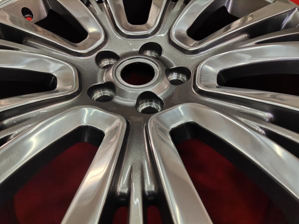 Cast 9.5J 5x120 Silver Alloy Rims For Land Rover Fit Tire 275 40 ZR22