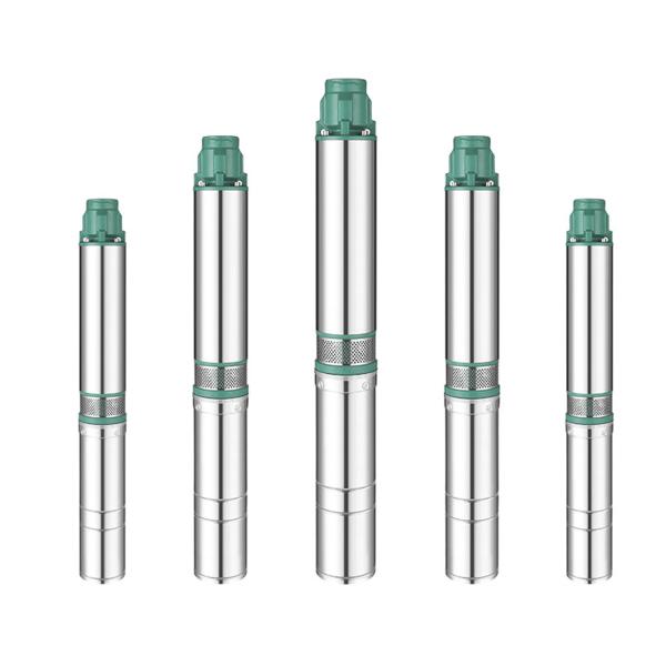 1hp 2hp 3hp high quality high pressure three phase brushless dc submersible solar water pump for agriculture irrigation
