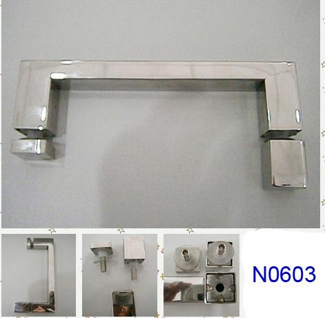 SUS304 Polished Chrome shower handle / glass door handle N0603