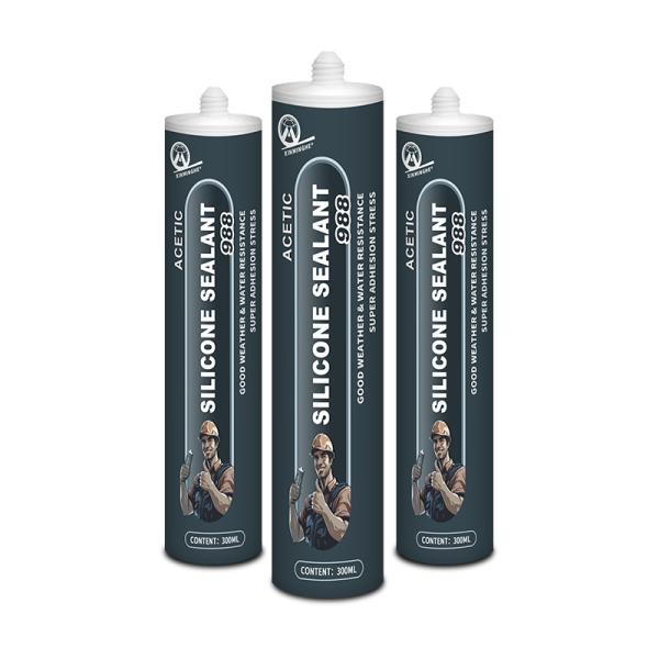MH988 Acetic GP Sealant 300ml Cartridge Versatile Multipurpose Silicone Adhesive