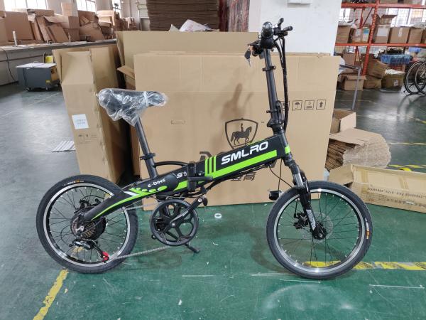 750w 20 Inch Wheel Electric Bikes 7speed Geared With 14AH Hidden Battery