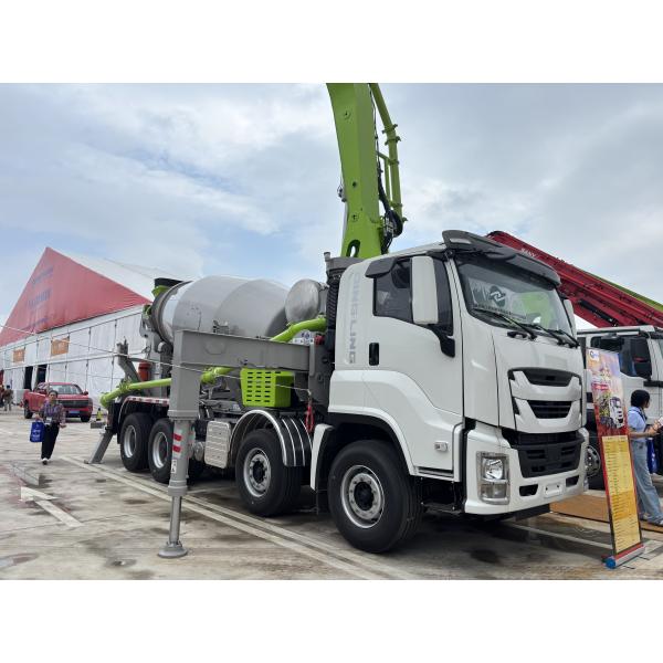 9m3 Concrete Pump Mixer Truck 28m Max Speed 82km/h and Diesel Fuel for Construction