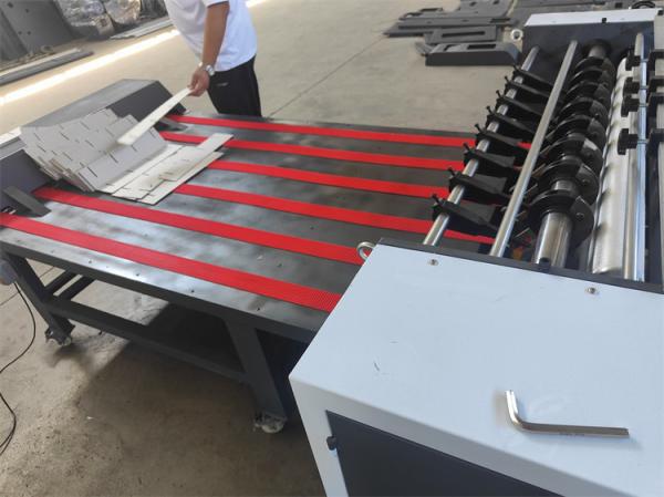 380V Auto Corrugated Cardboard Fruit Carton Box Packaging Partition Slotter Machine