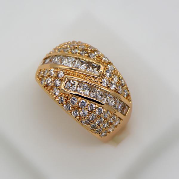 New design rectangle AAA+ Swiss Cubic Zircon jewelry gift woman ring fashion jewelry