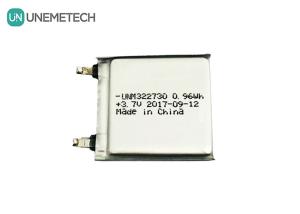Customized Rechargeable Polymer Lithium Batteries / 3.7V 260mAh 322730 Li-Po