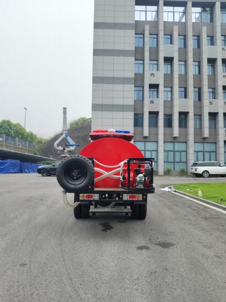 Gasoline Fire Response Tricycle Three Wheeler 300cc Water Cooled Engine With 1500L Water Tank And Full Floating Big Booster Mechanic Brake Rear Axle Q3 Upgraded