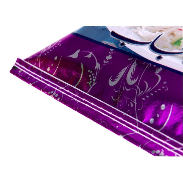 Gravure Printing Aluminum PP Laminated Rice Packaging Bags for Rice Packing