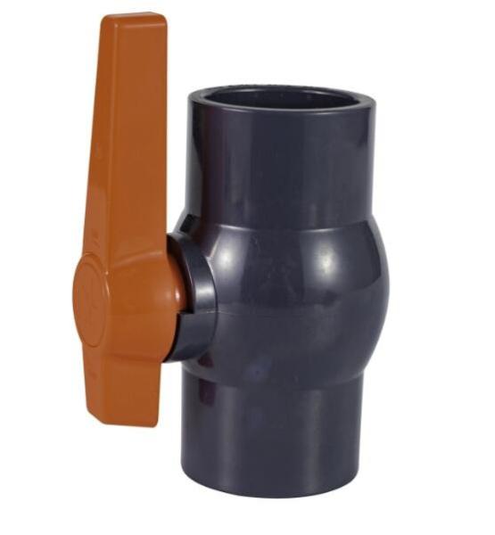ASTM D2466 Straight Through Threaded PN32 PVC Ball Valve