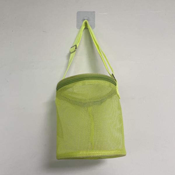 3D Circular Sand Digging Toy Storage Bag Custom Logo Mesh Shell Collect Bags for Beach Fun