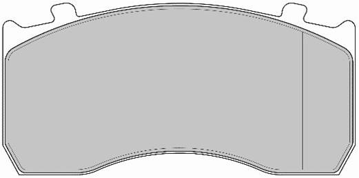 WVA 29115/29116/29148/29183 Disc Brake Pads for MAN TGL/BENZ/MERCE ATEGO/GIGAN Protec DH4