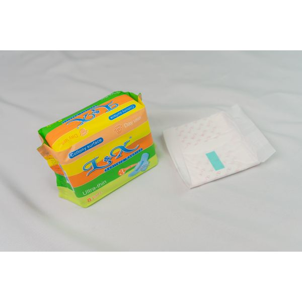 10 Pads Extra Long Sanitary Pads Of Breathable Plastic Back Sanitary Napkins With Wings