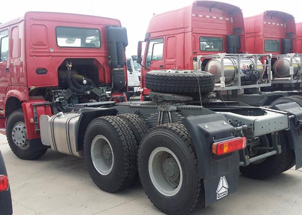 10 Tires HW76 Truck Tractor Head  420Hp Howo A7 Tractor