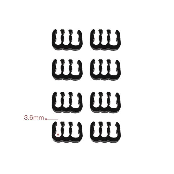 Sleeved Cable Comb Kit 4*24pin Motherboard Power Supply Cable Comb CPI-E PC 12*8pin GPU 8*6pin Extension Black