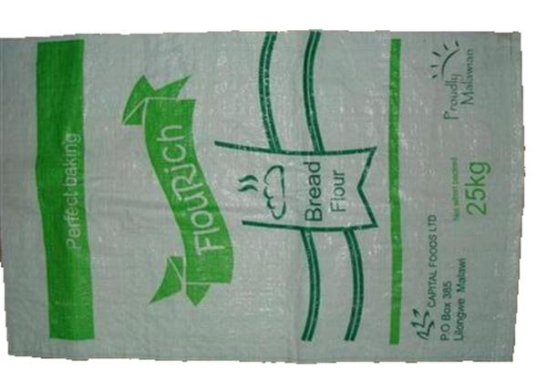 25KG / 50KG PP Woven Sack Bags For Flour Packaging With LOGO printing