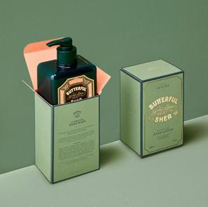 Green Pink Cardboard Cosmetic Packaging Varnishing Skin Care Boxes