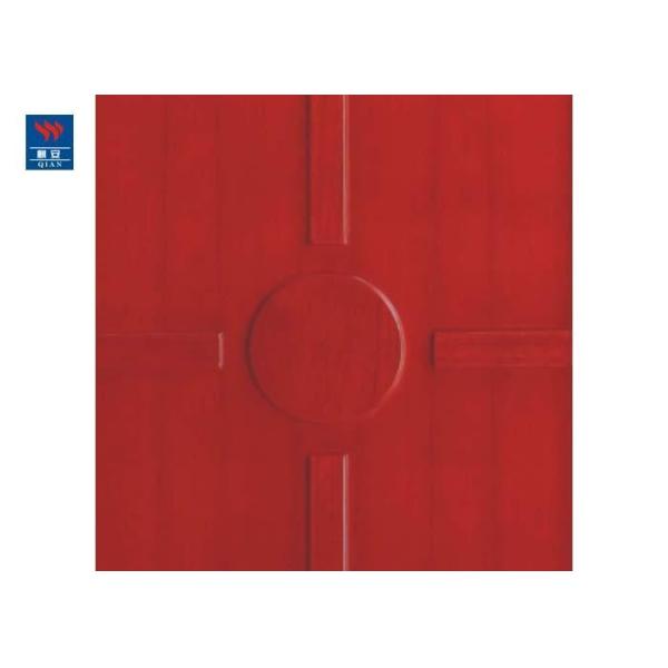 Interior Fireproof Solid Wood Door Single carved Fire Rated Wood Door Fire Door