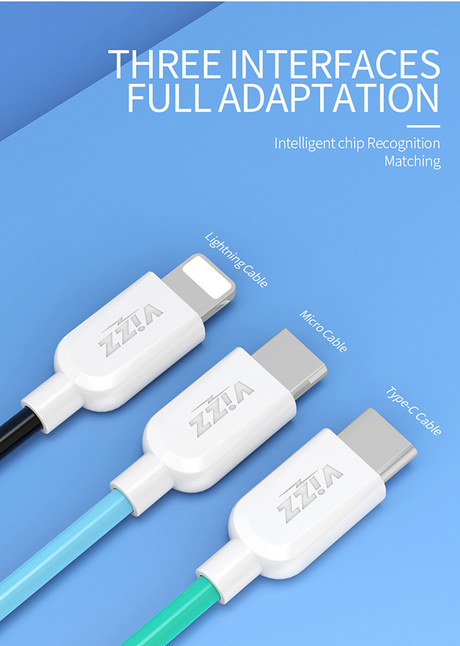 Multi кабель молнии USB телефона 1Meter CD10 PVC цветов