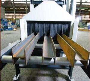 High Productivity Roller Conveyor Shot Blasting Machine PLC Control , 1.0-2.4 M