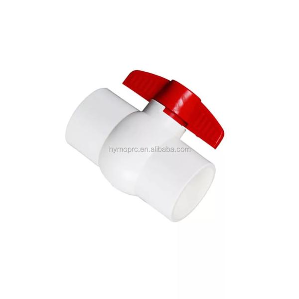 STANDARD Length PVC Octagonal Ball Valve with 1/2 Socket and ANSI Plastic Valves