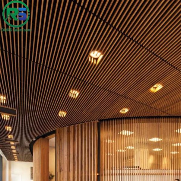 Panéis metálicos de alumínio art déco para uso comercial