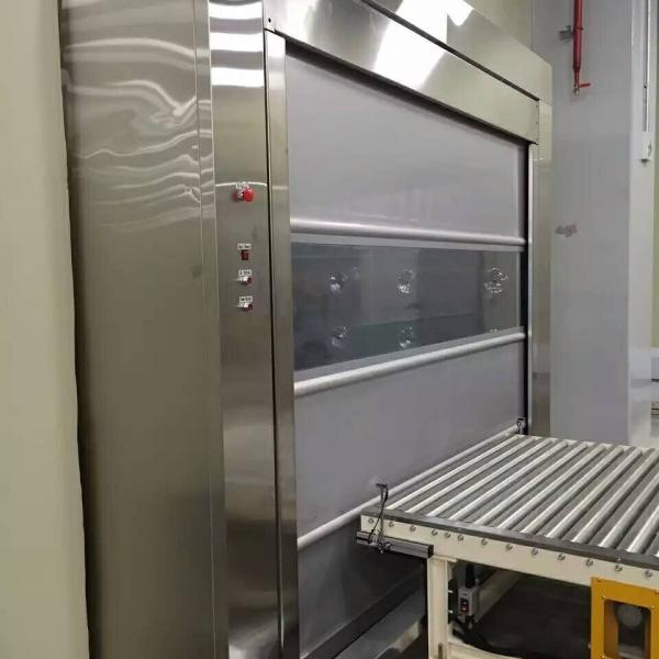 380V 50HZ Rapid Roller Doors  IP55 Power 0.75KW-1.50KW With Radar Sensor