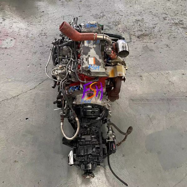 Used Hino J05E 6 Cylinder Water-cooled Diesel Engine for Construction Machinery Replacement