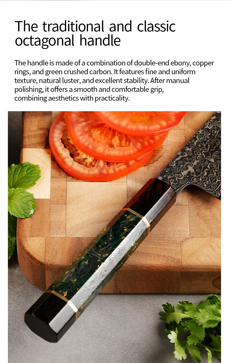 N690 Powder Steel Gyuto Knife Hand‑Forged Japanese Chef’s Knife for Modern Kitchen