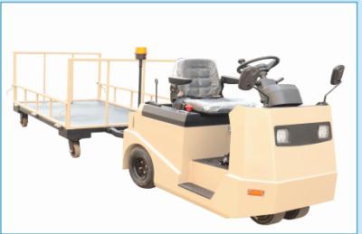 6000 KG Regulação de velocidade sem passo Tractor de reboque automático com reboque de carga