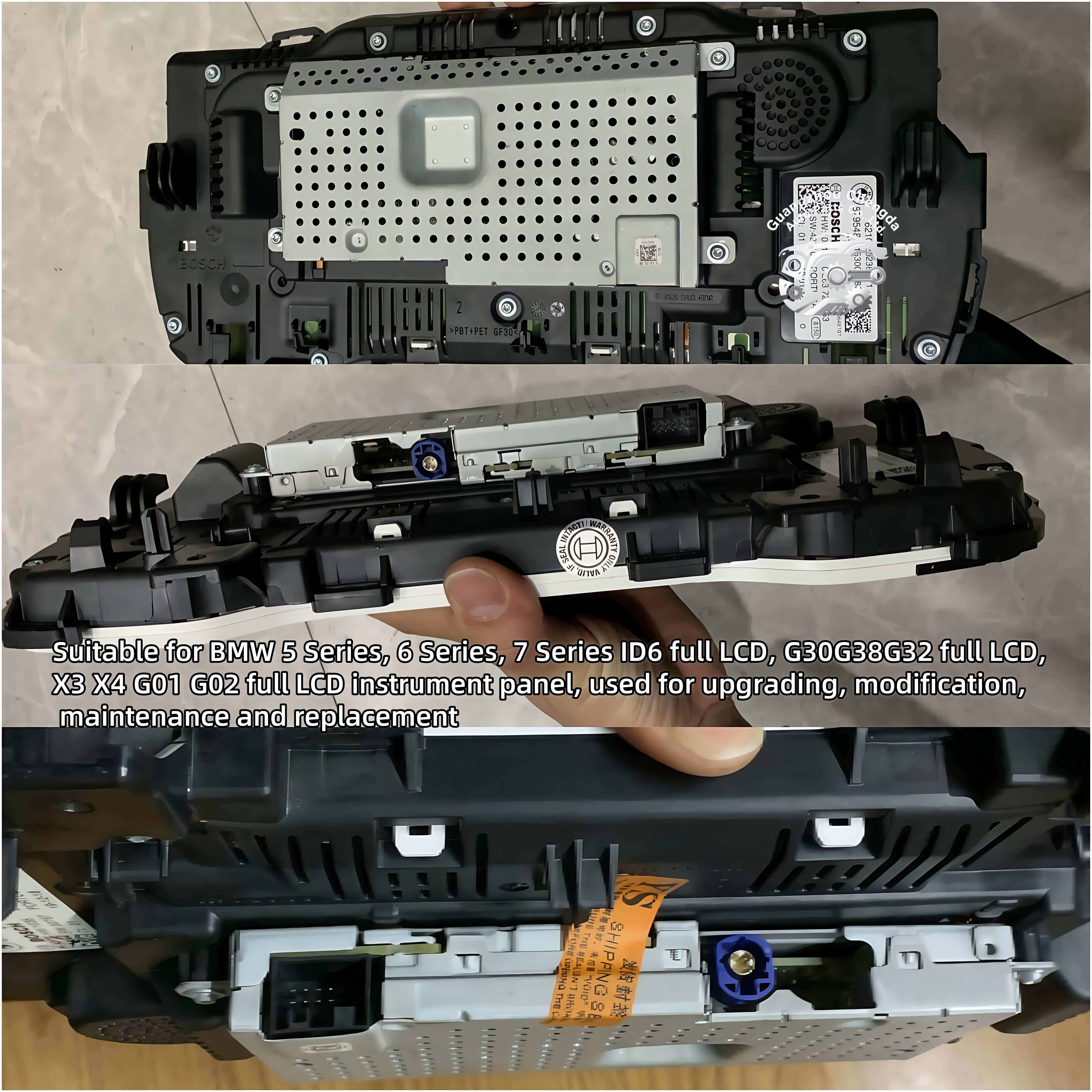 LCD Instrument Cluster Panel | for BMW 3/5/7 Series & X3/X4 (G30 G32 G11 G01 G02 2017-2019) | Speed Meter Multimedia Dashboard