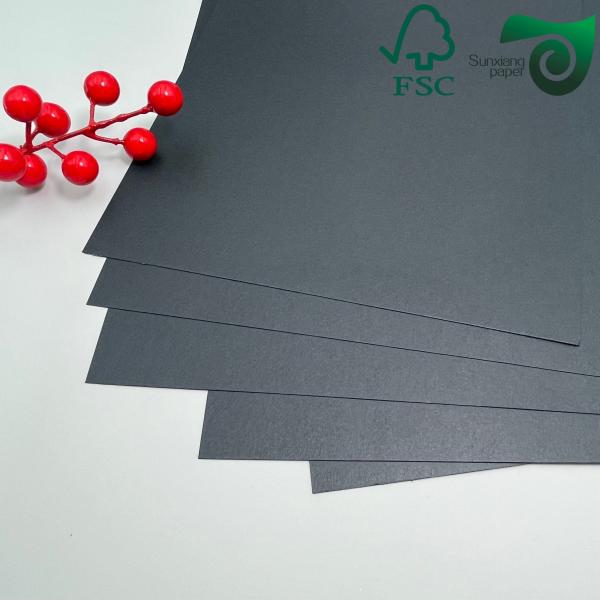 1.5mm High Thickness Double Side Black Cardboard FSC For Photo Album Pages