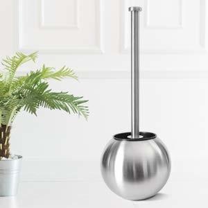 Round  Toilet Brush And Holder Morden Free Standing Clean Tool Customized Logo
