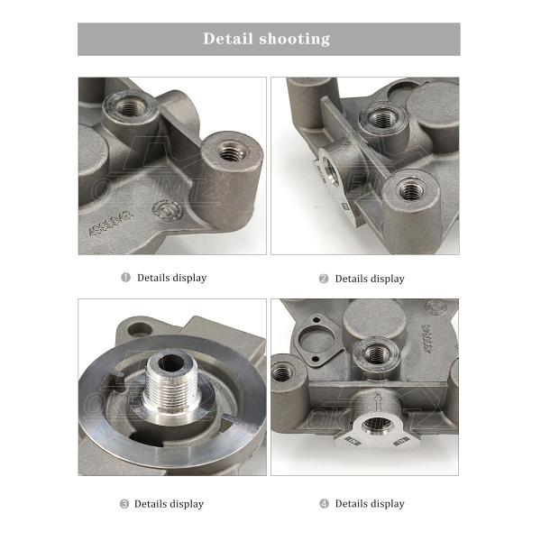 Голова фильтра топлива 6754716320 для двигателя SAA4D107E SAA6D107E KOMATSU PC200-8