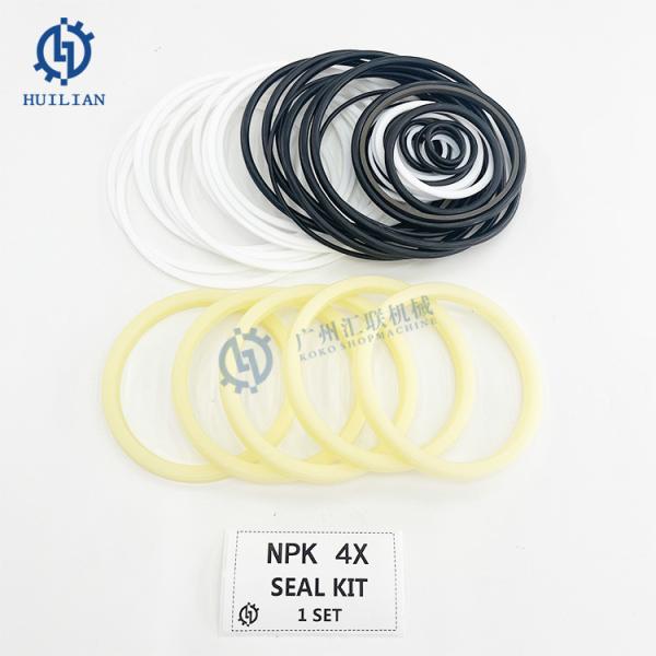 NPK H4X-N H16X-N H12-X H10-X Hydraulic Hammer Breaker Seal Kit for Rock Breaker PTFE NBR and PU Rubber 100MM Tool