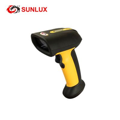Black Laser Sensor Industrial Barcode Scanner For Warehouse Logistics