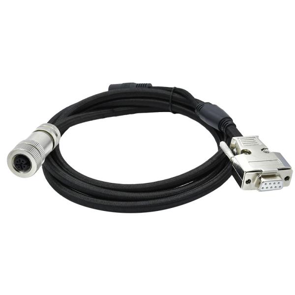 Мужчина Pin IP68 M12 4 к кабельному соединителю Pin DSUB 9 женскому водоустойчивому с кабелем PVC PUR