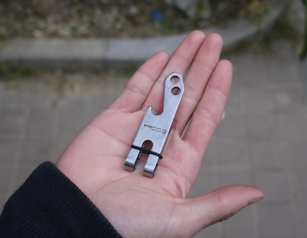 GR5 Custom Titanium Camping Parts 2.4mm Thickness For EDC Outdoor Using